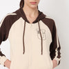 Cotton Sweatshirt With Contrast Sleeves