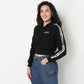Buy Women Slim Fit Solid Full Sleeve Sweatshirt  - Style Union
