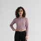 Rayon Polyester Solid Full Sleeve Sweatshirt