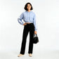Cotton Oversize Sweatshirt With Front Zipper