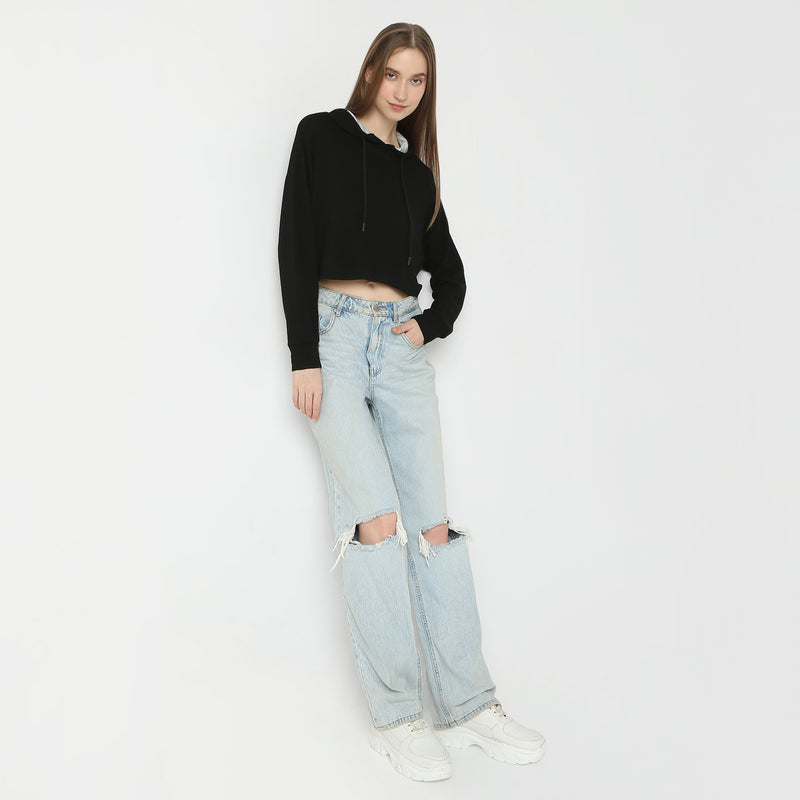 Oversize Cropped Sweat Tees