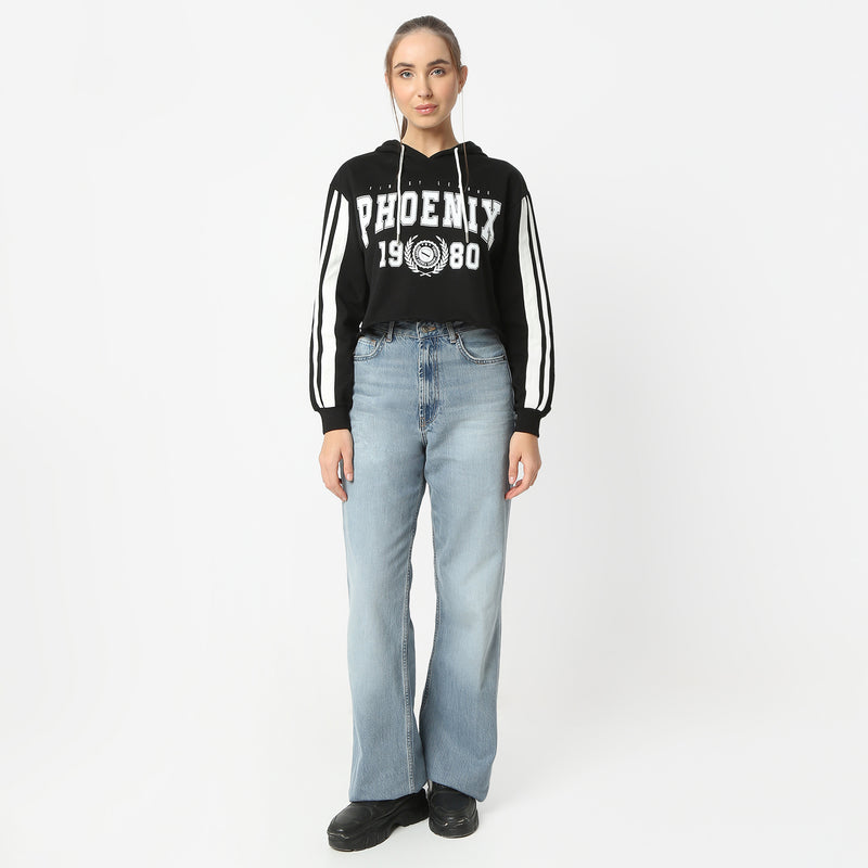 Regular Fit Graphic Hoodie Regular Length T-Shirt