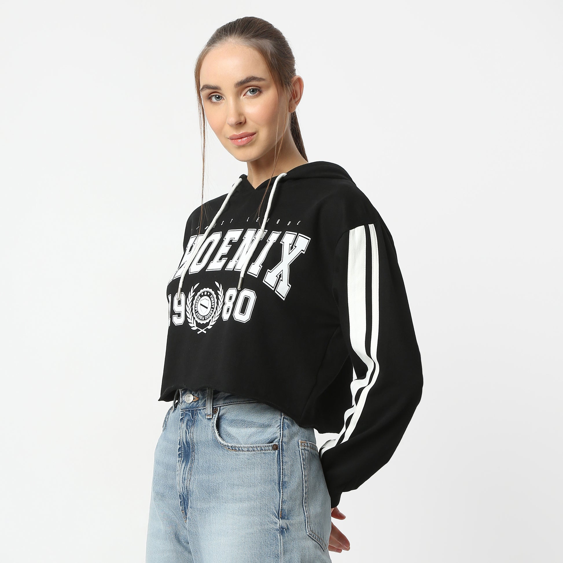 Regular Fit Graphic Hoodie Regular Length T-Shirt