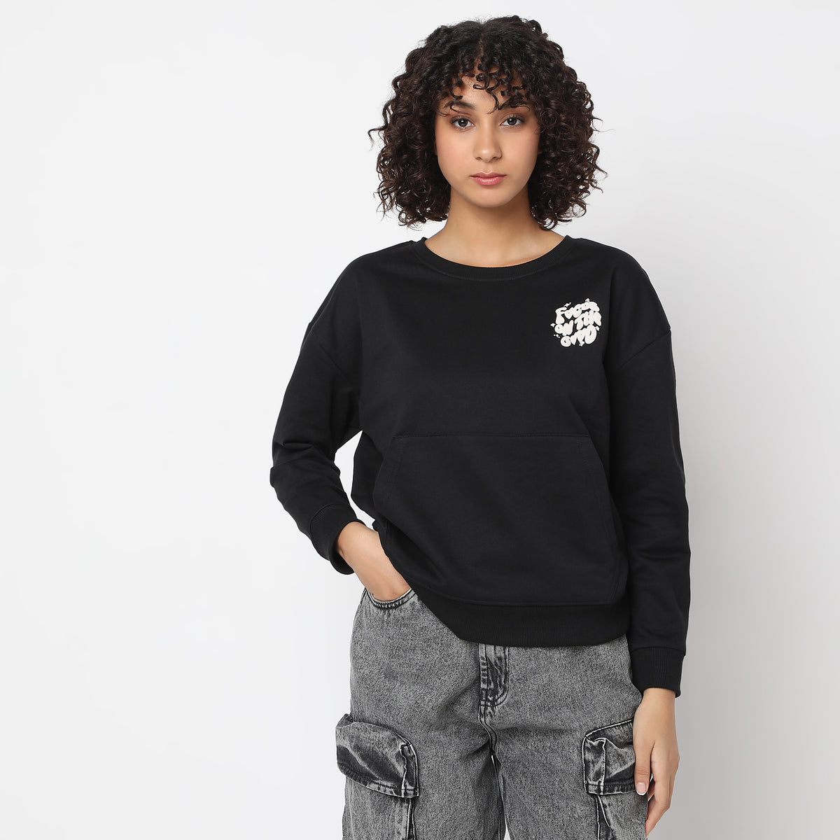 Comfort Fit Printed Sweat Tees