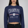Oversize Cotton Graphic Sweat Tee
