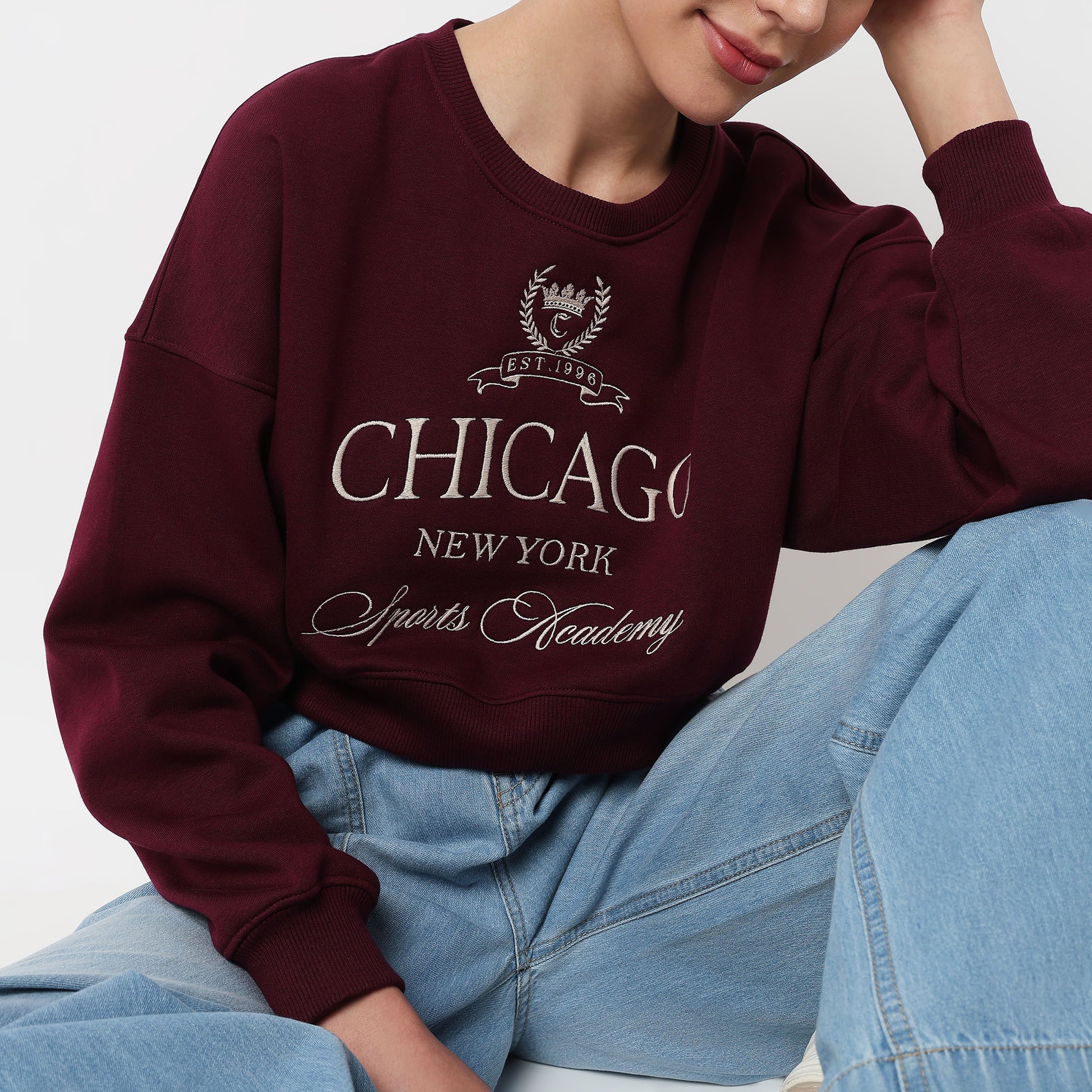 Boxy Fit Graphic Sweat Tee