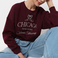 Boxy Fit Graphic Sweat Tee