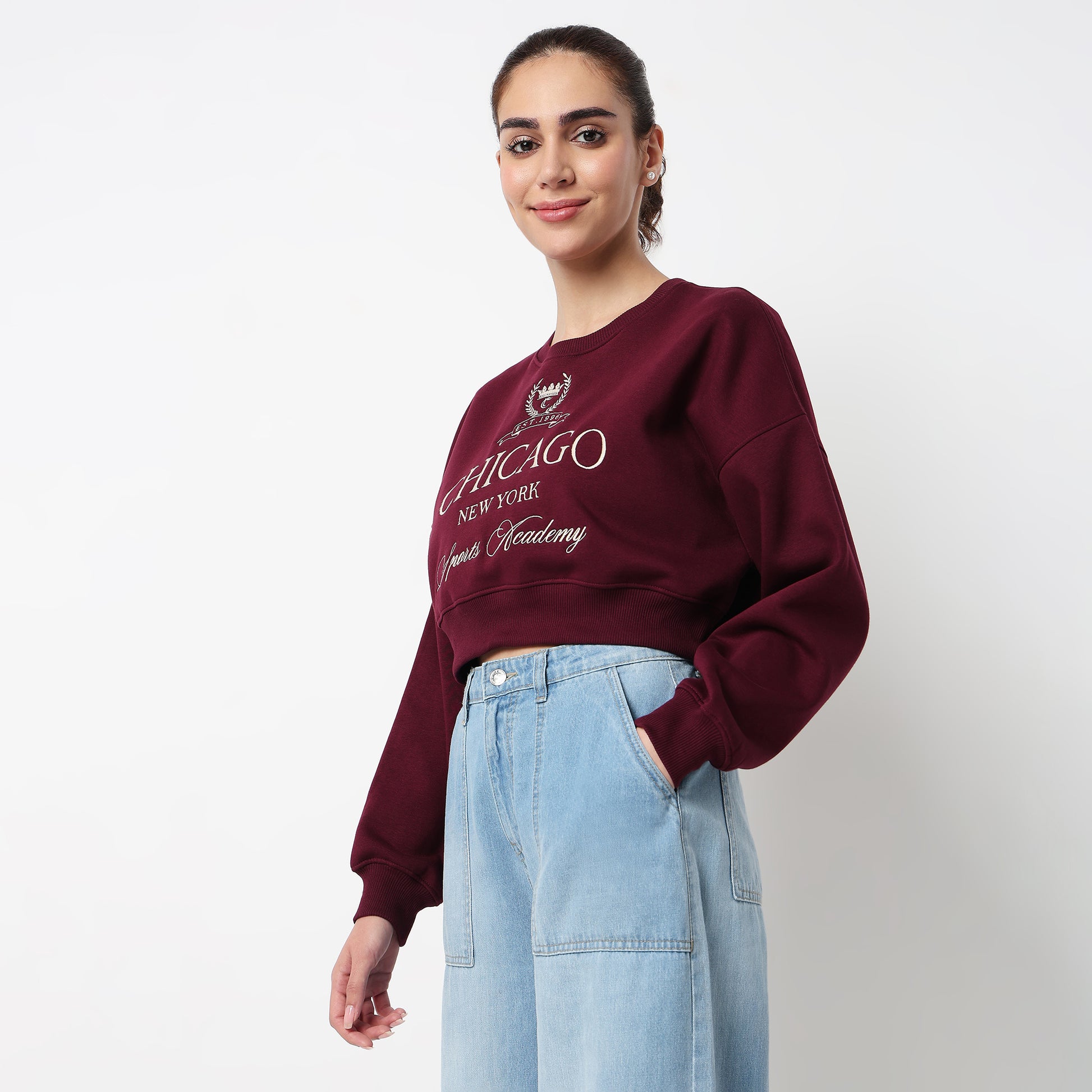 Boxy Fit Graphic Sweat Tee