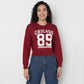 Buy Women Boxy Fit Graphic Full Sleeve Sweat Tee  - Style Union