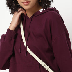 Buy Women Oversize Graphic Full Sleeve Sweat Tee  - Style Union