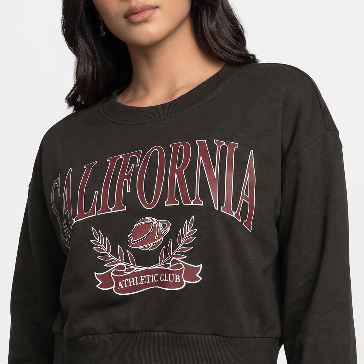 Cotton Graphic Oversized Sweat Tee
