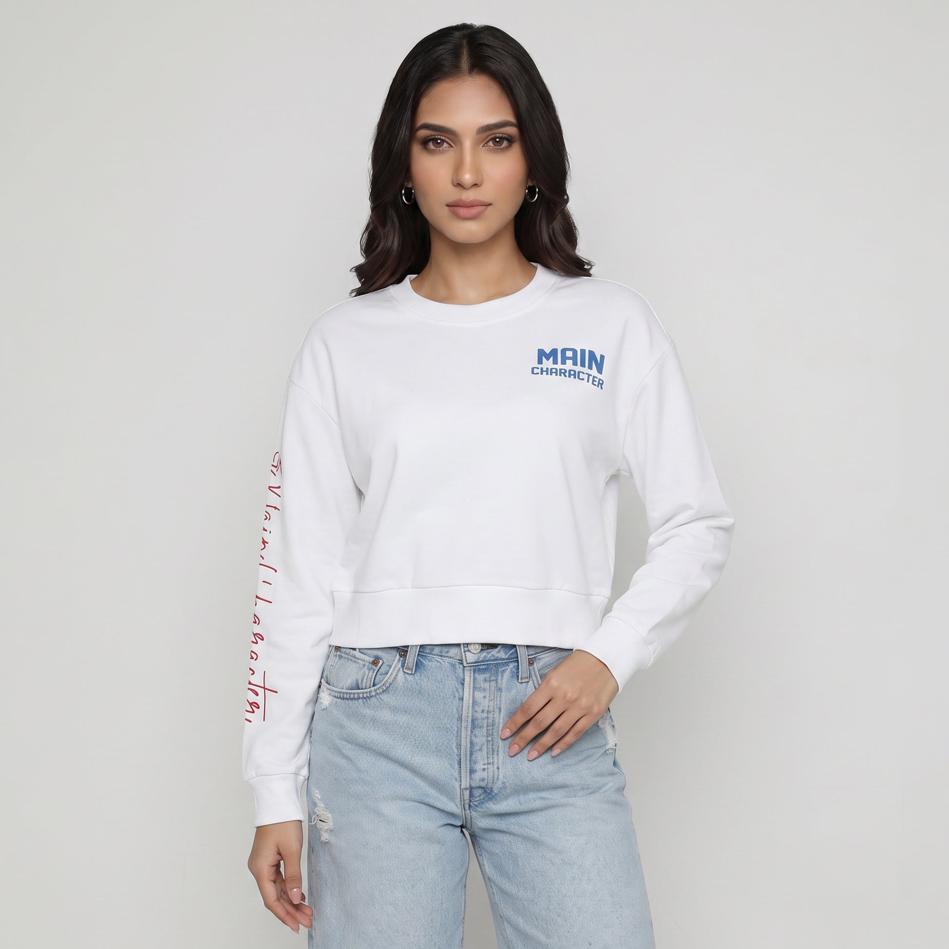 Cotton Printed Oversize Sweat Tee