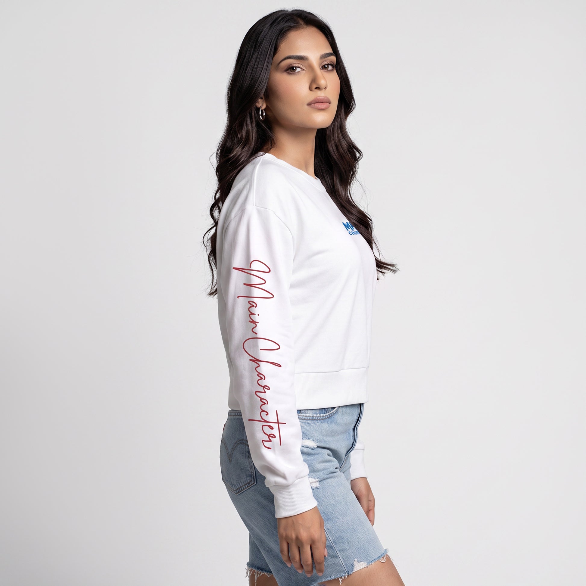 Cotton Printed Oversize Sweat Tee