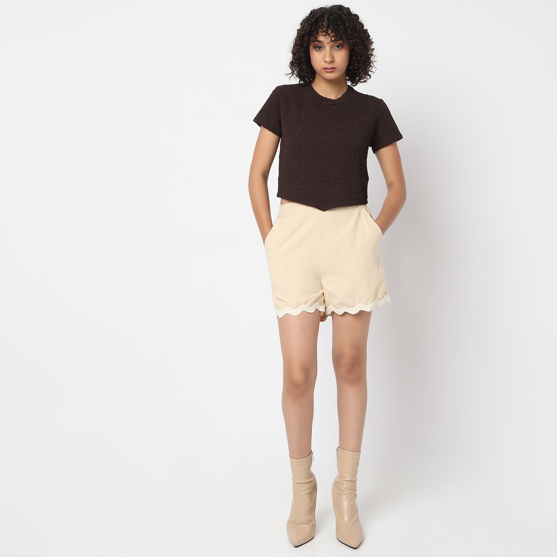 Skinny Fit Solid Top