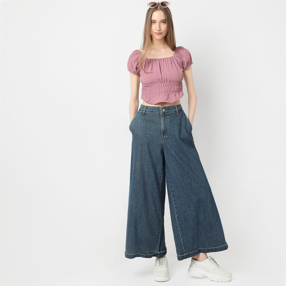 Relaxed Fit Solid Top