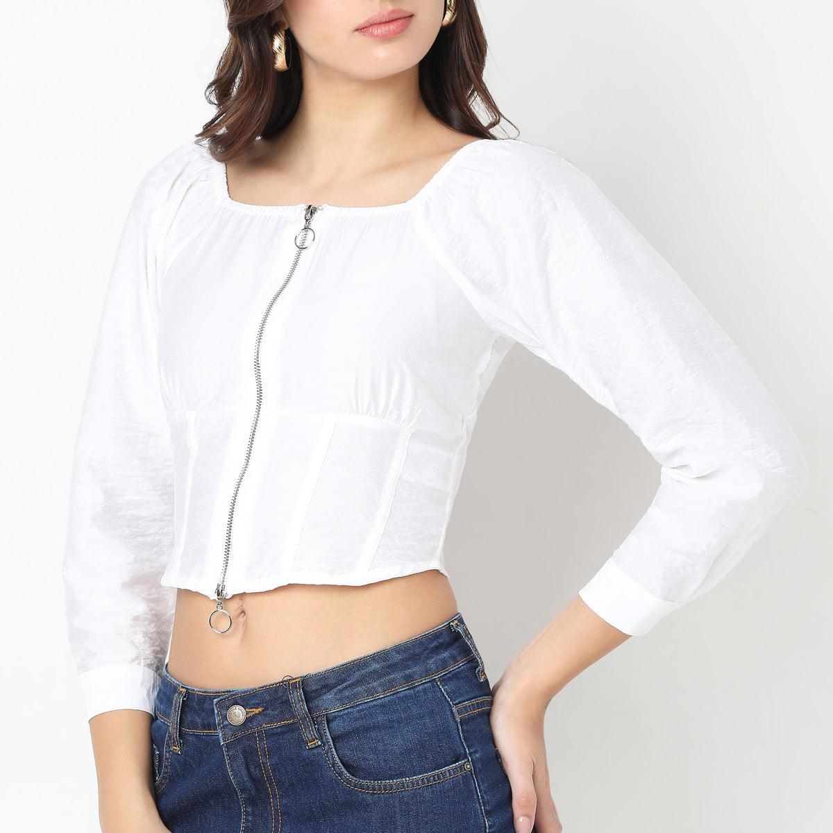 Regular Fit Solid Top