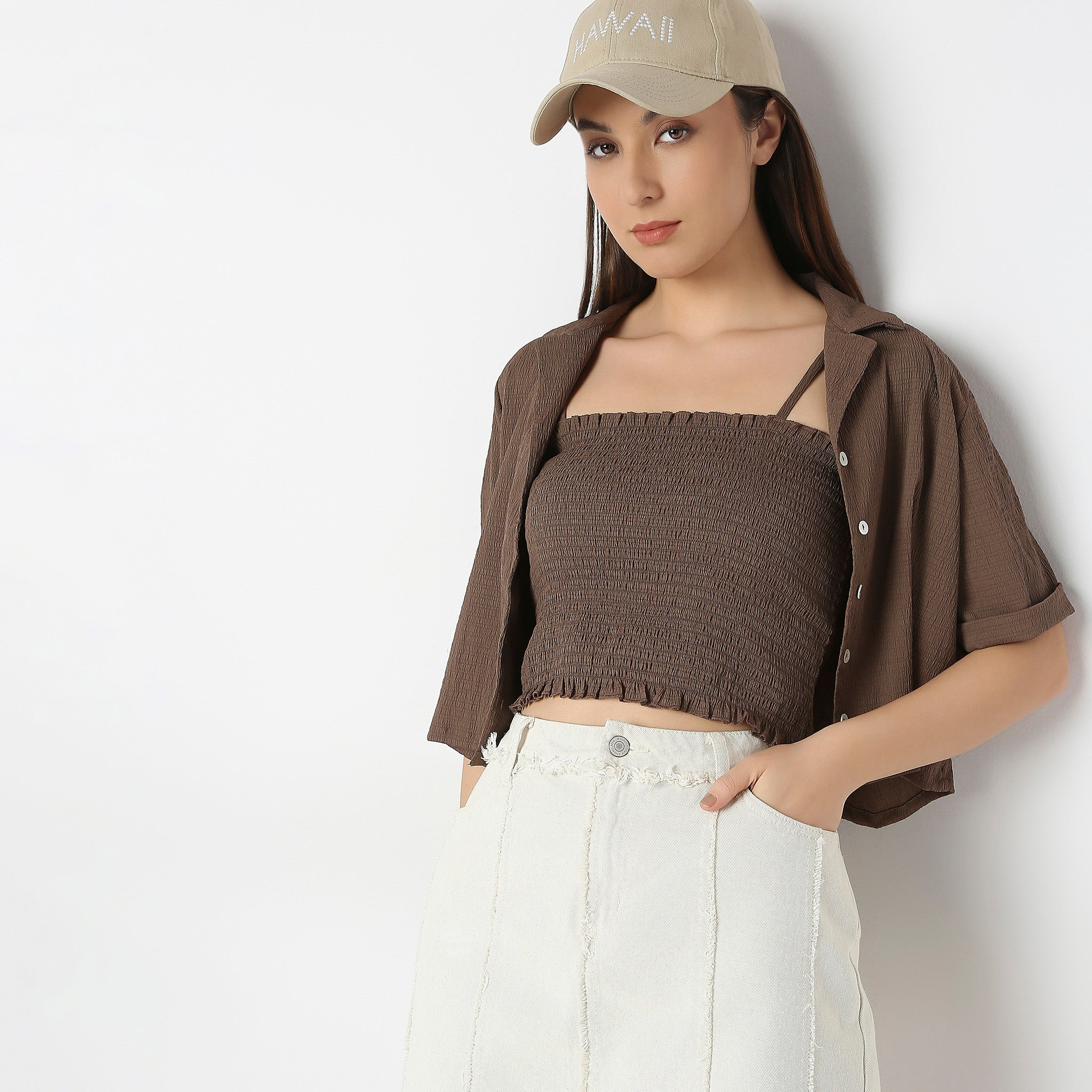 Regular Fit Solid Top