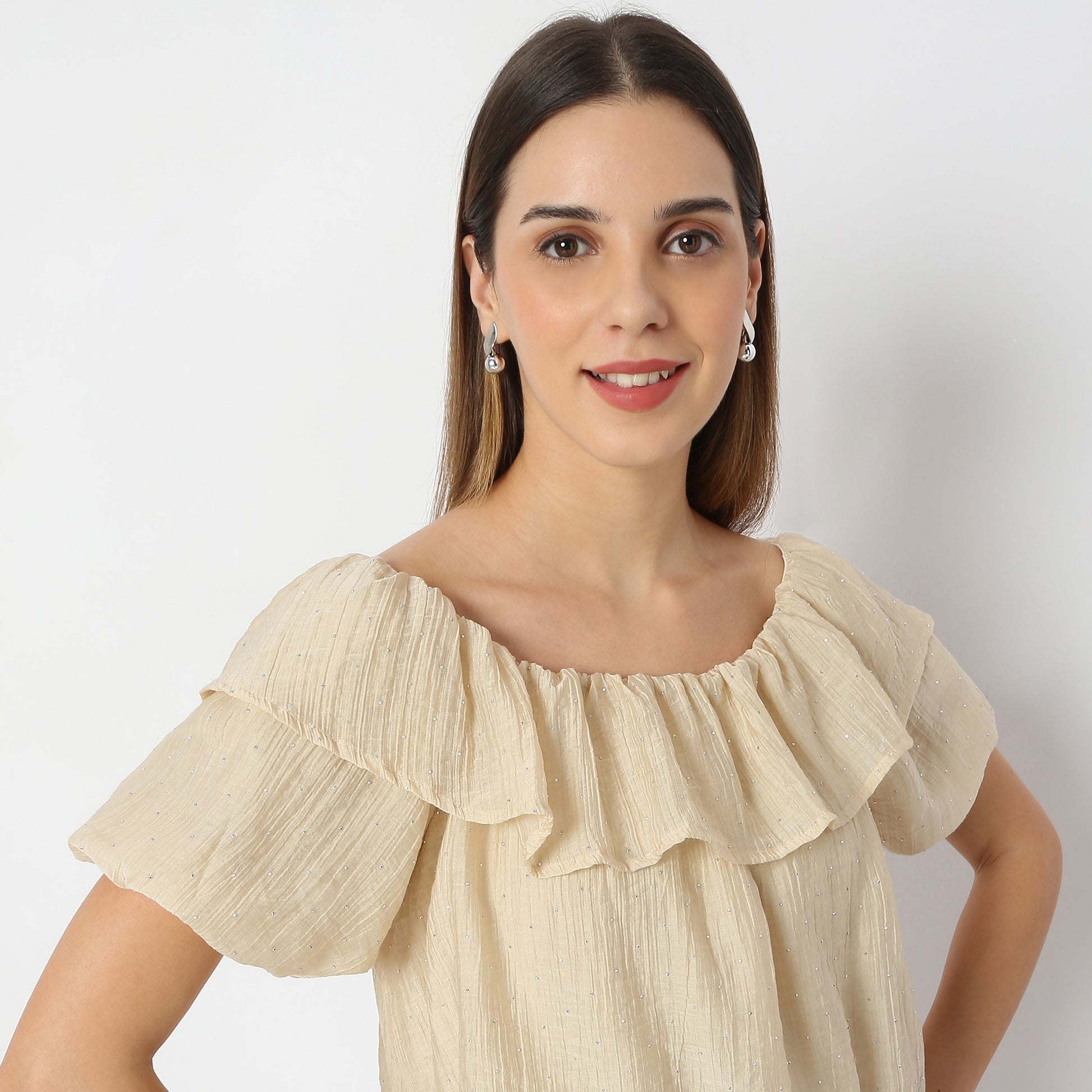 Boat Neck Short Sleeve Betty Top