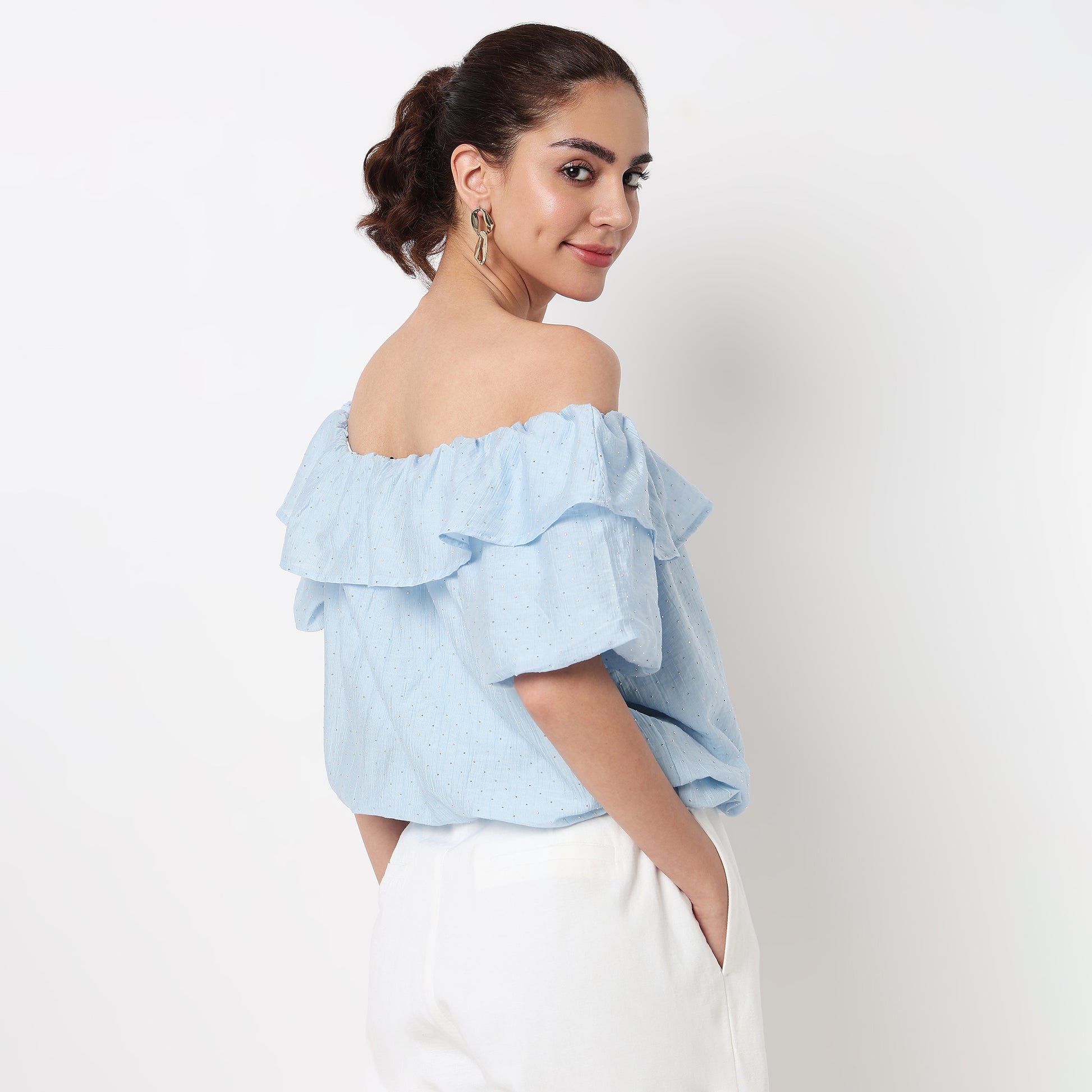 Boat Neck Short Sleeve Betty Top