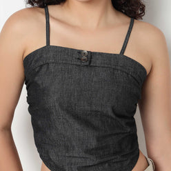 Cotton Fabric Crop Top