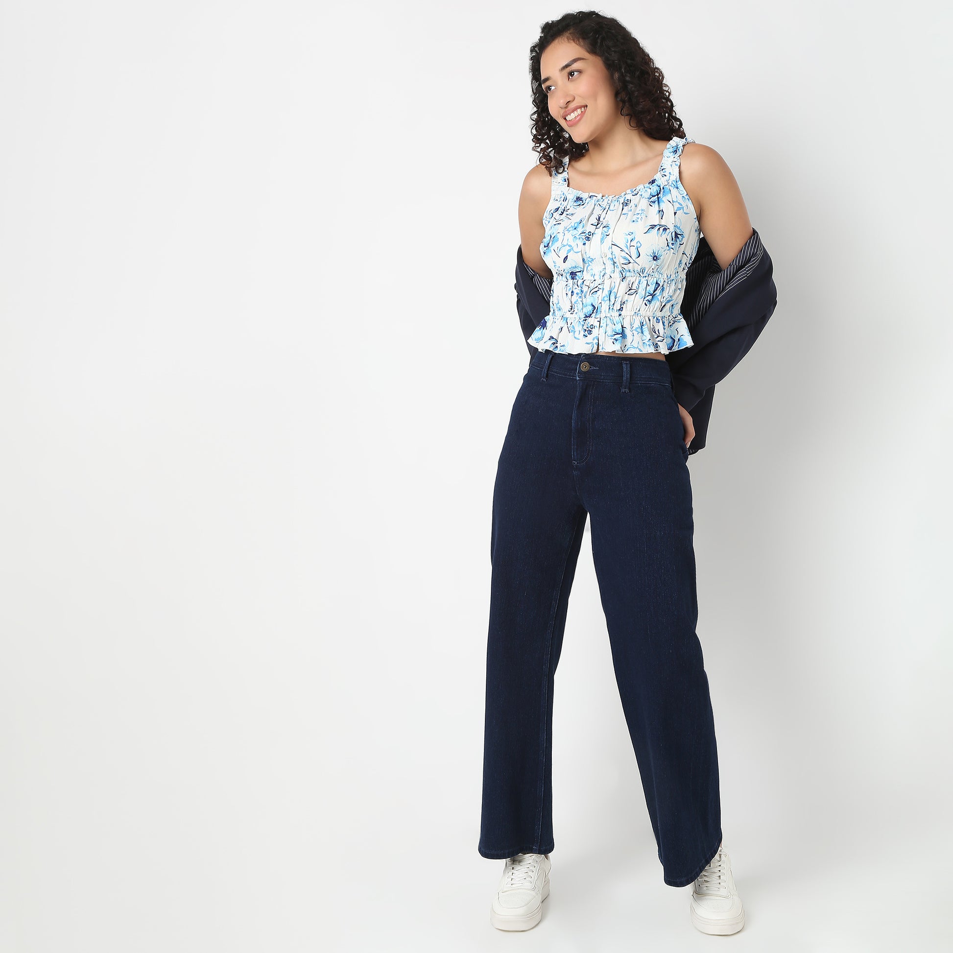 Young Women Top, Sleeveless Printed Top.