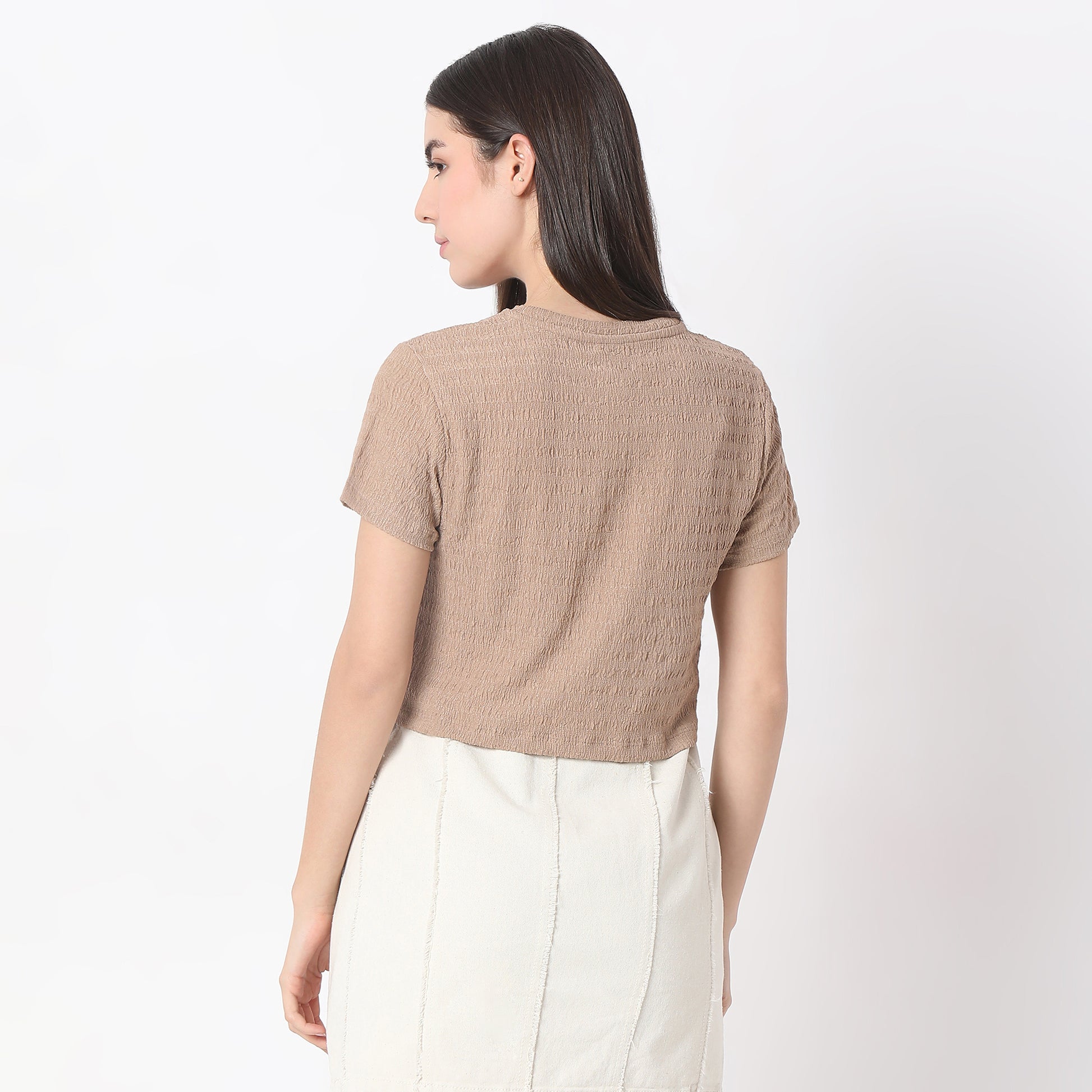Textured Betty Short Sleeve Top