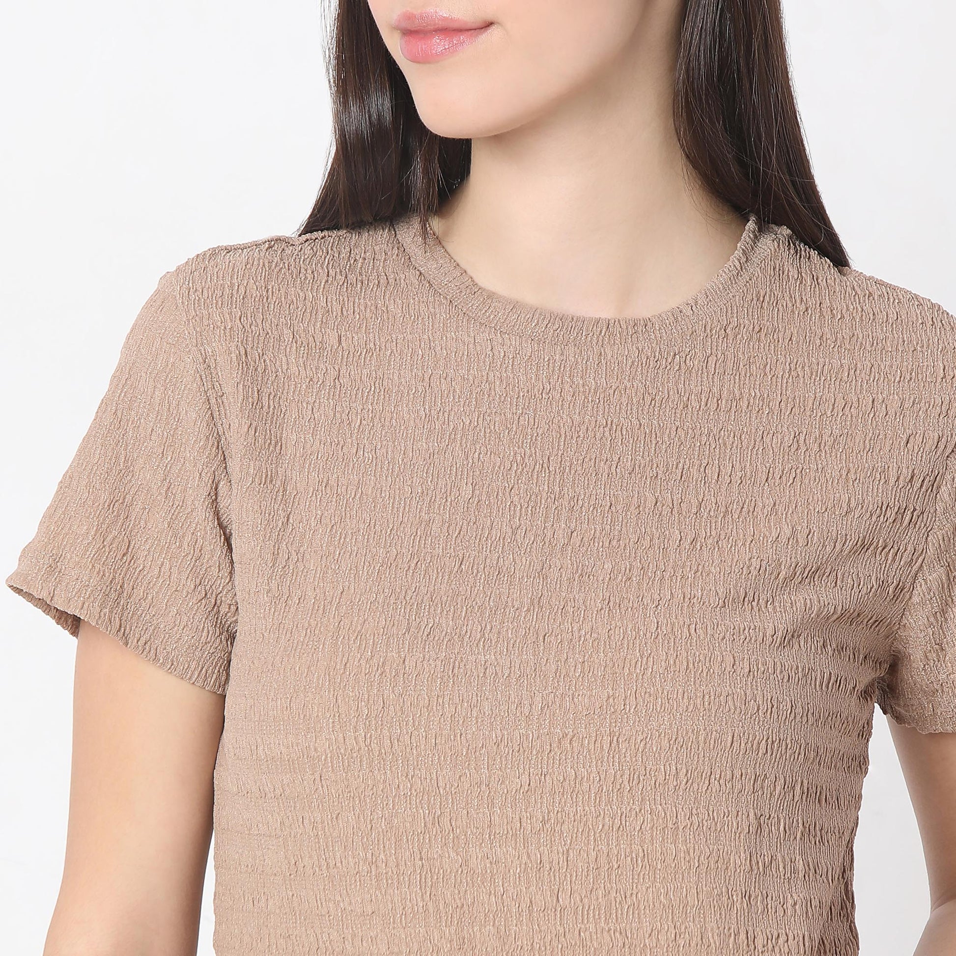 Textured Betty Short Sleeve Top