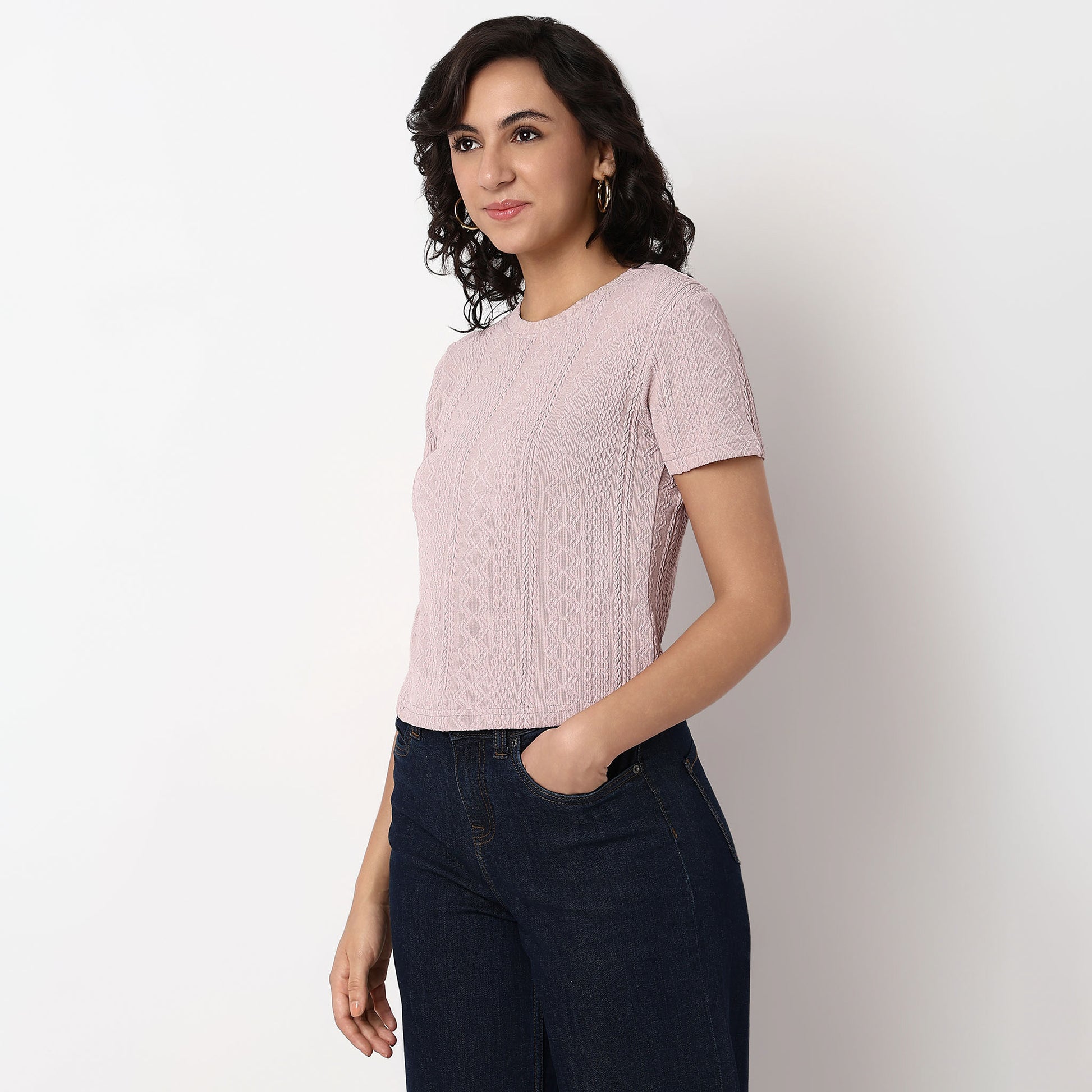 Knitted Betty Short Sleeve Top
