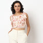 Buy Women Slim Fit Floral Sleeveless Top  - Style Union