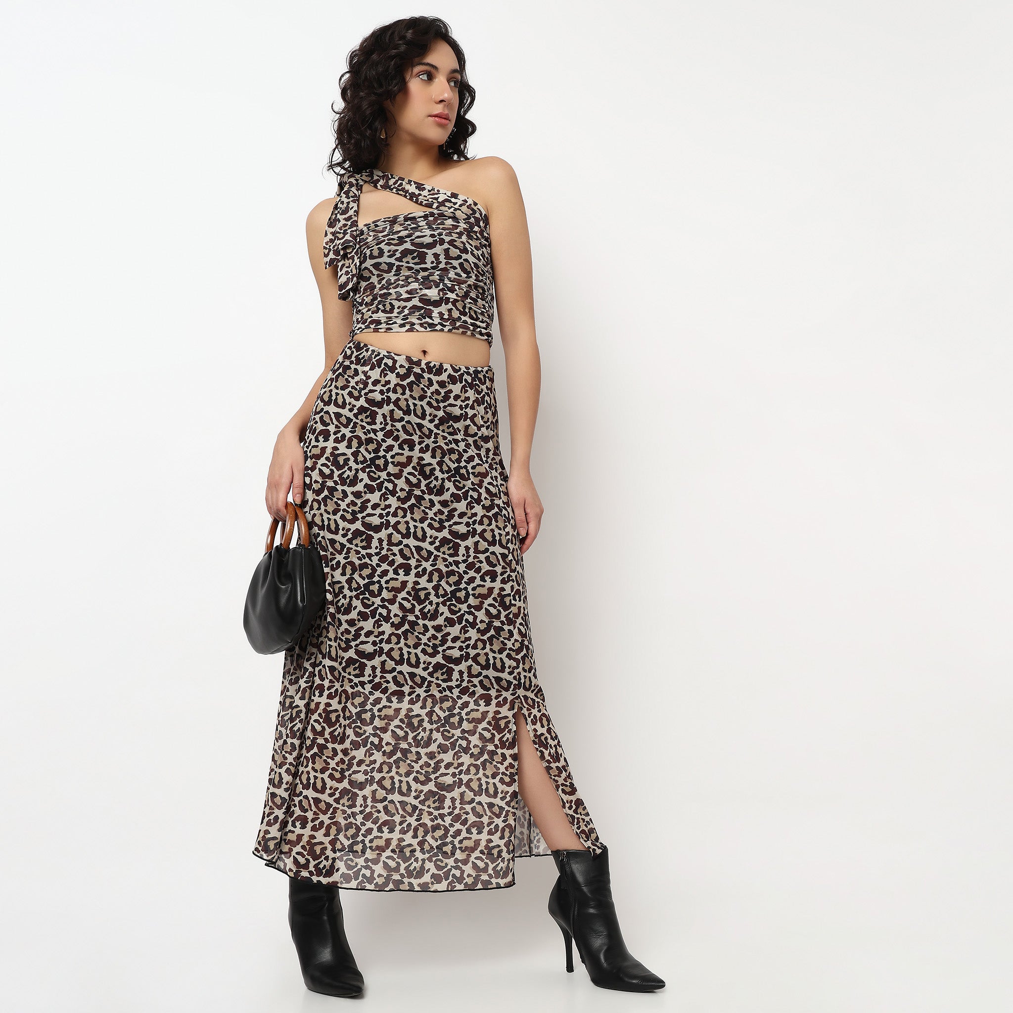 Buy Women Slim Fit Animal Print Sleeveless Top  - Style Union