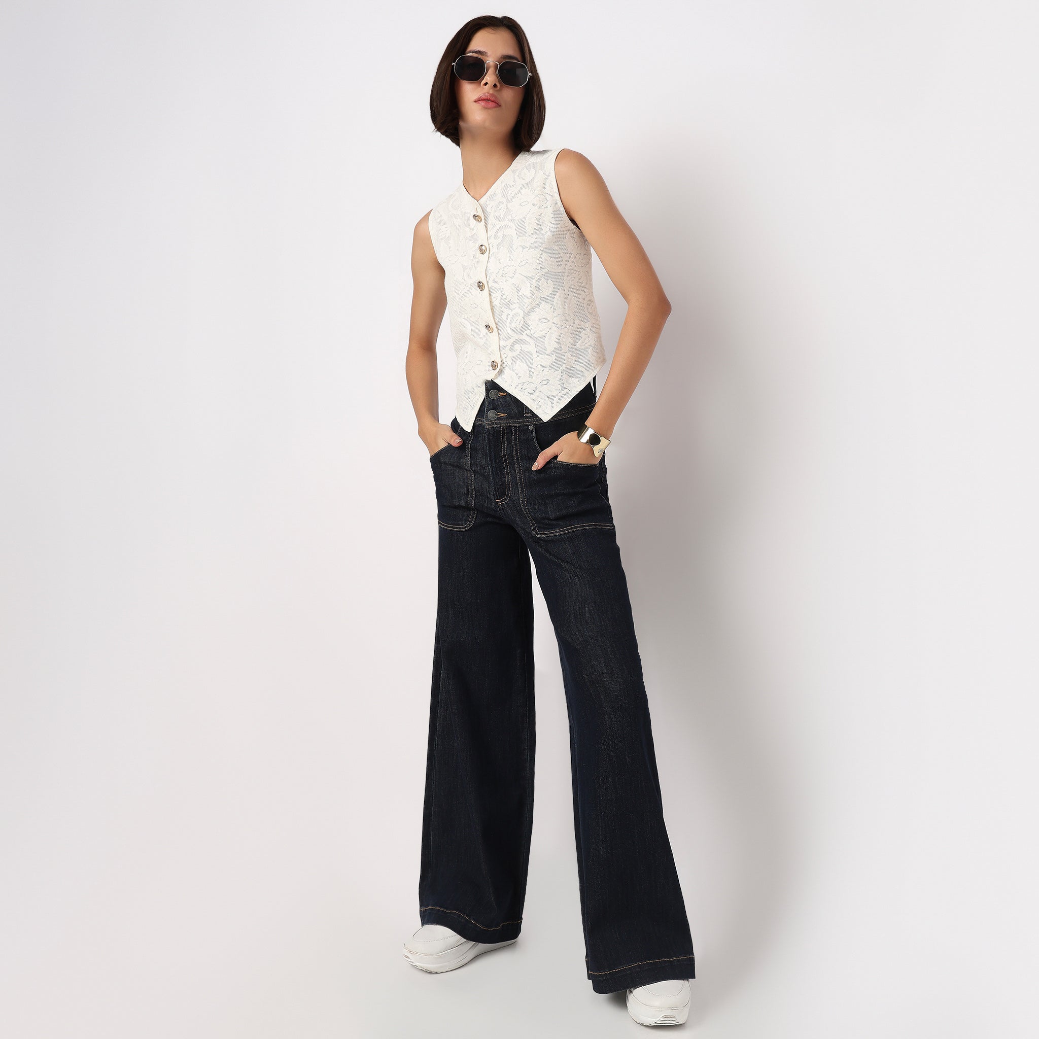 V-Neck Floral Betty Top