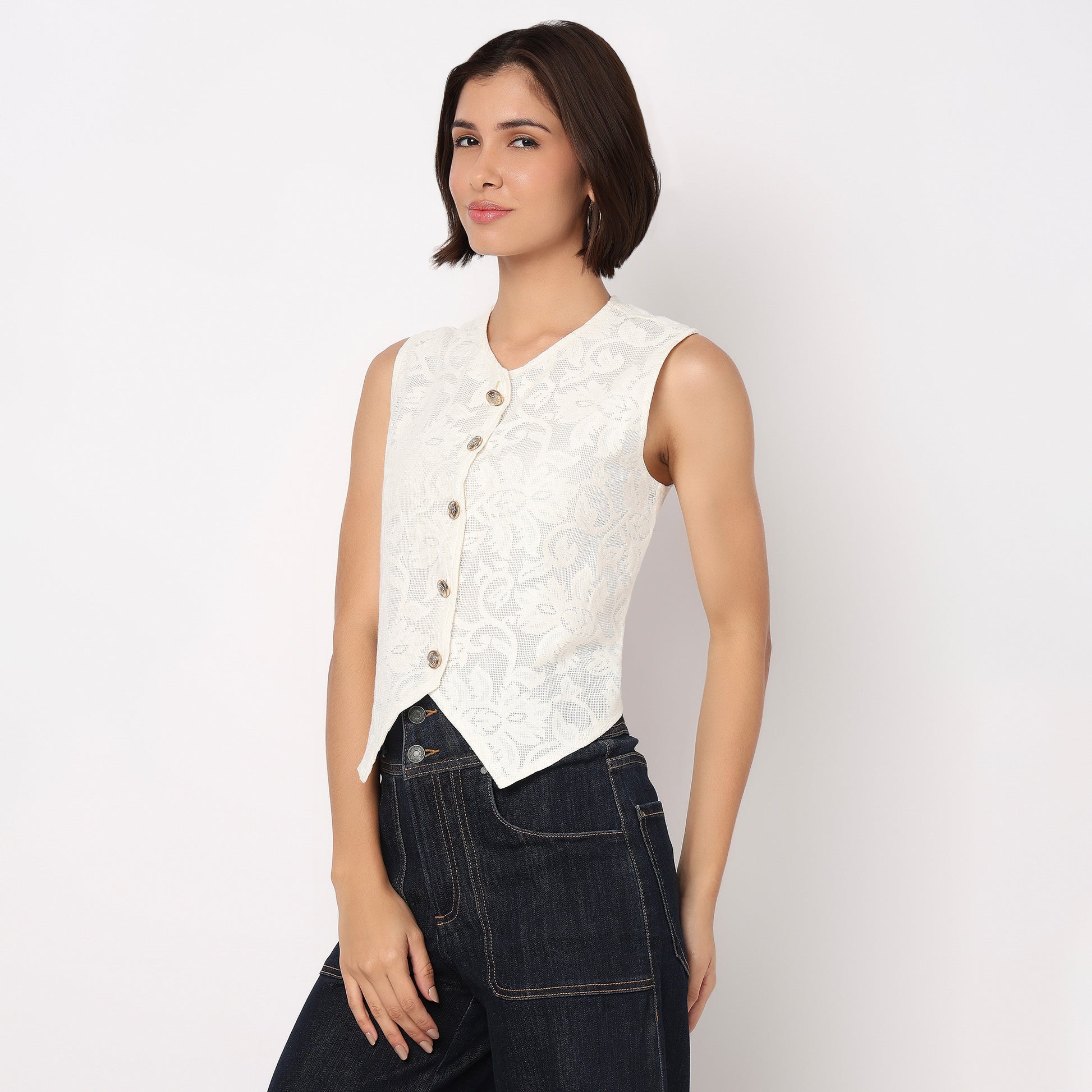 V-Neck Floral Betty Top