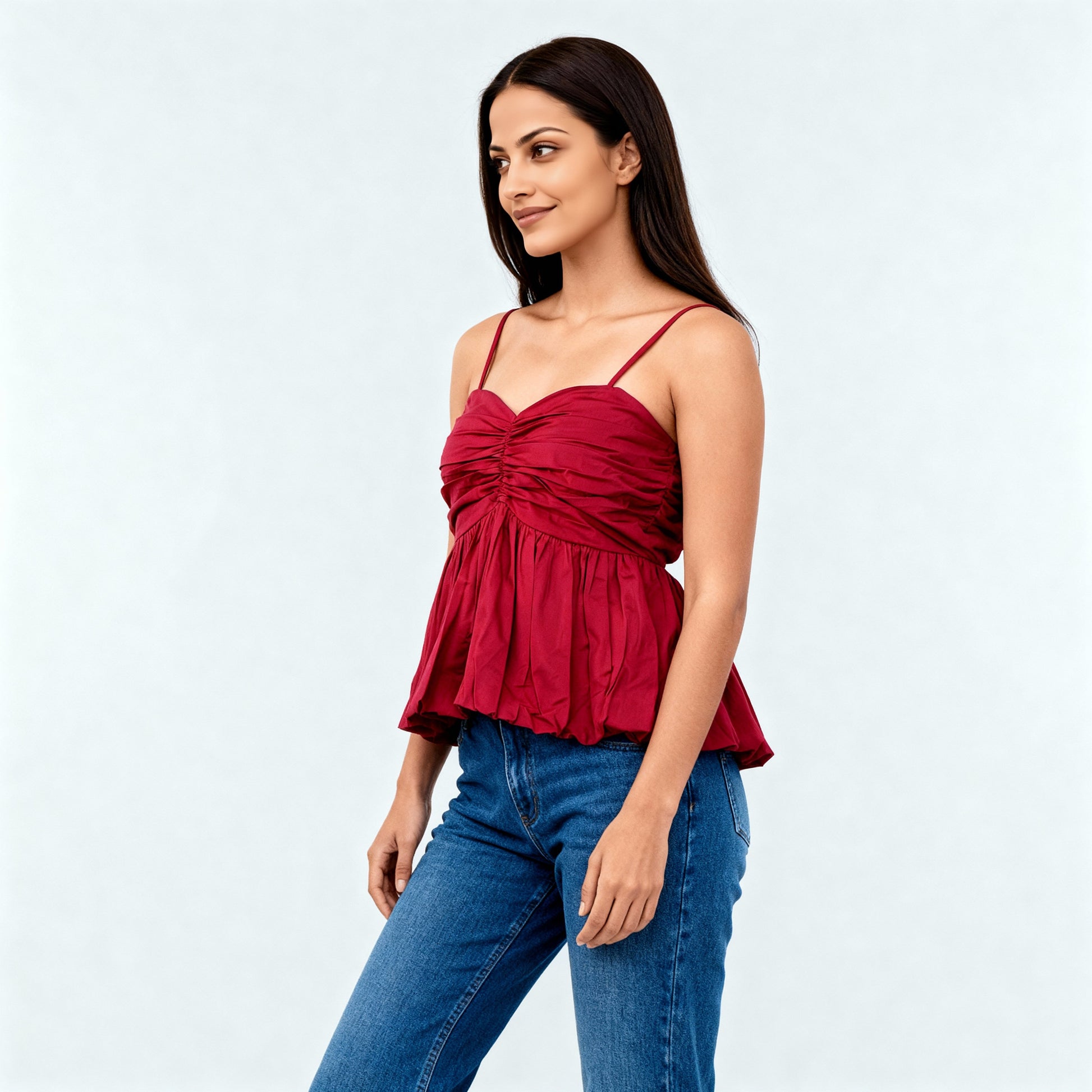 Cotton Slim Fit Crop Top
