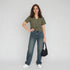 Polyester Elastane Solid Short Sleeve Top