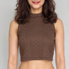 Slim Fit Sleeveless Crop Top