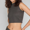 Slim Fit Sleeveless Crop Top