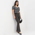 Checkered Woven Top