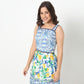 Cotton Tropical Cropped Betty Top