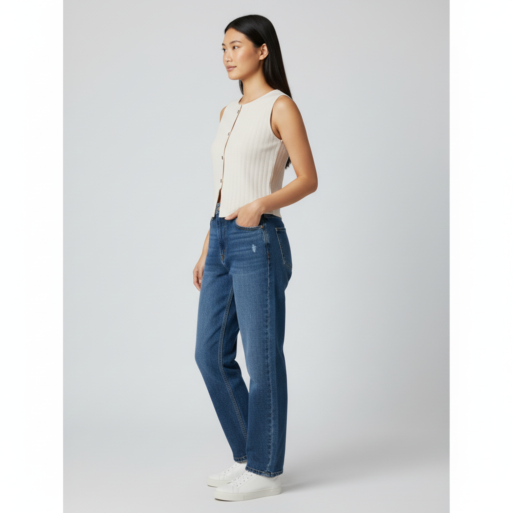 Knitted Slim Fit Top