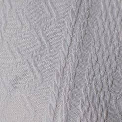 Slim Fit Structured Knit Top With Bow Detail