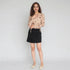 Slim Fit Full Sleeve Top With Ruching At Sides