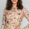 Slim Fit Full Sleeve Top With Ruching At Sides