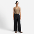 Slim Fit Sleeveless Cropped Top