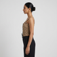 Slim Fit Sleeveless Cropped Top