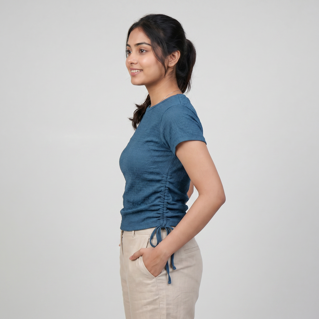 Solid Boxy Fit Top