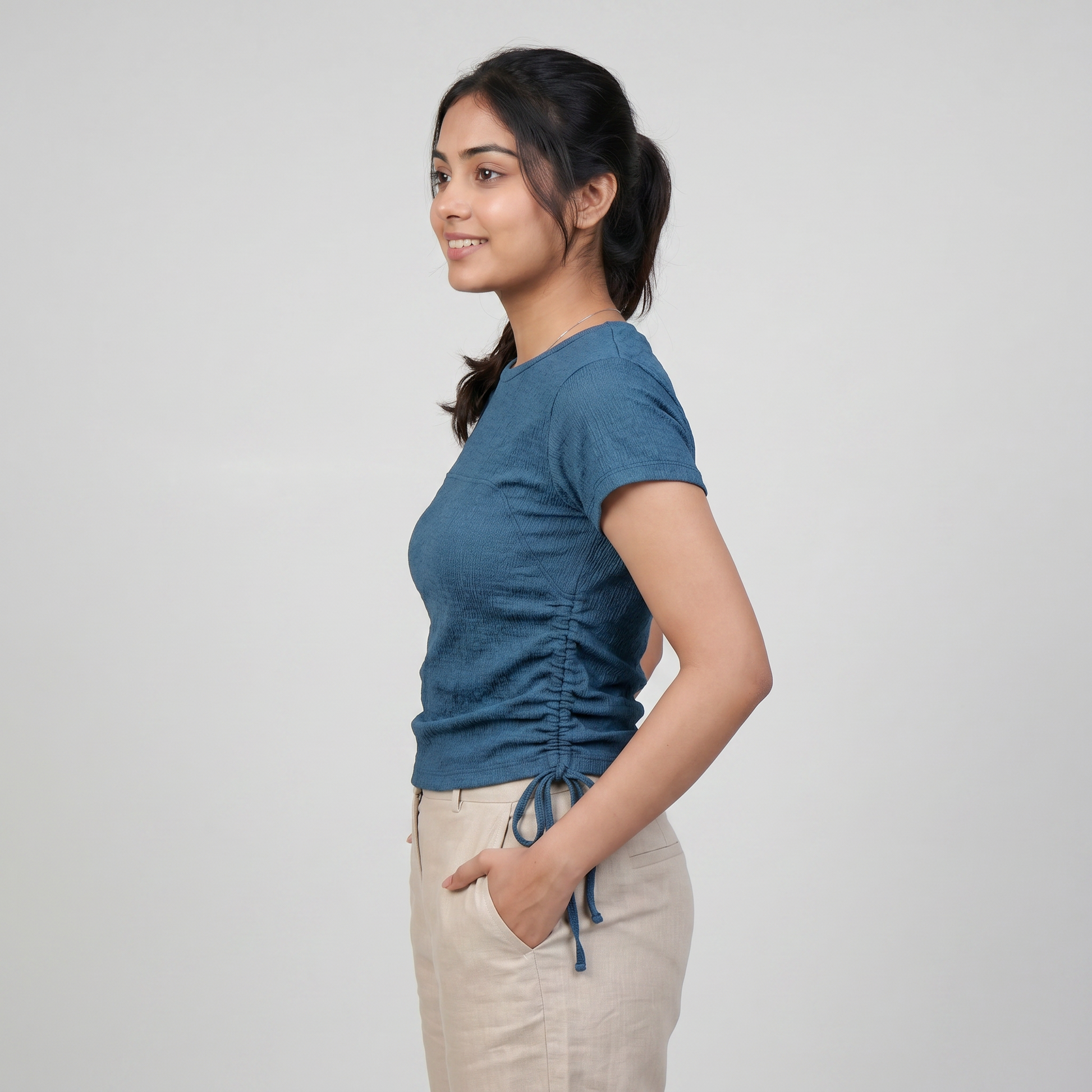 Solid Boxy Fit Top