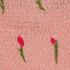 Embroidered Shoulder Straps Sleeve Slim Top