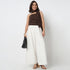 Solid Off Shoulder Crop Top