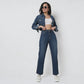 SU Jeans™ Straight Fit High Rise Jeans