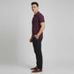 Double Dyed Polo T-Shirt With Anti-Curl Collar